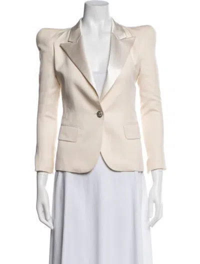 Pre-owned Balmain Vintage Late 2000's - Early 2010's Blazer In Neutrals