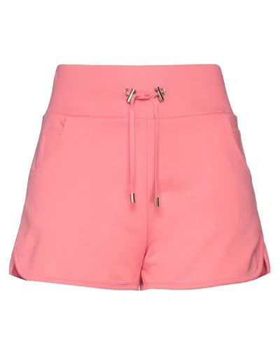 Balmain Woman Shorts & Bermuda Shorts Pink Size Xxs Cotton, Elastane