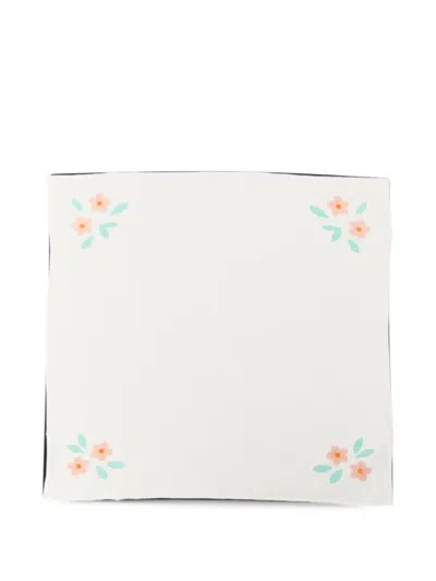 Bambah Rosalie Napkin Set In White