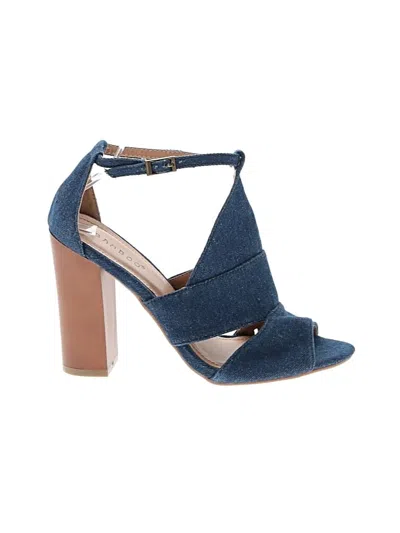 Pre-owned Bamboo Sandals In Blue