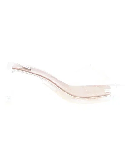 Pre-owned Bamboo Sandals In Ivory