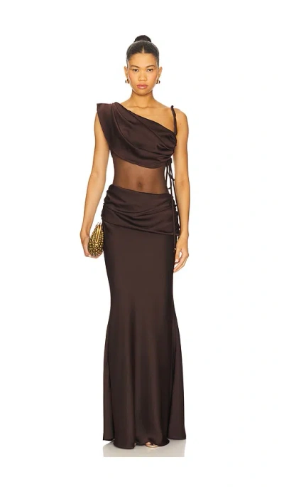 Bananhot Onyx Dress In Brown