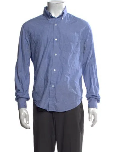 Pre-owned Band Of Outsiders Long Sleeve Dress Shirt In Blue