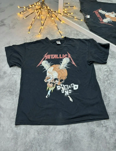 Pre-owned Band Tees X Metallica 2009 Damage Inc Vintage T-shirt In Black
