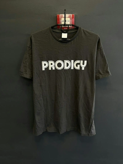 Pre-owned Band Tees X Vintage 2000s The Prodigy Music Band Y2k Tee In White