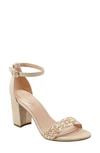 Bandolino Armory Ankle Strap Sandal In Beige