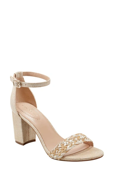 Bandolino Armory Ankle Strap Sandal In Beige