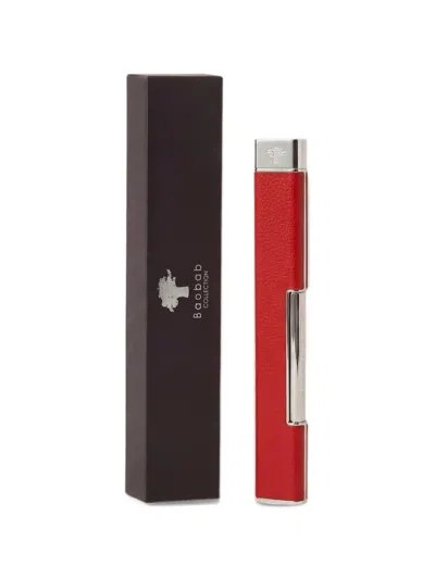 Baobab Grained-leather Lighter In Black
