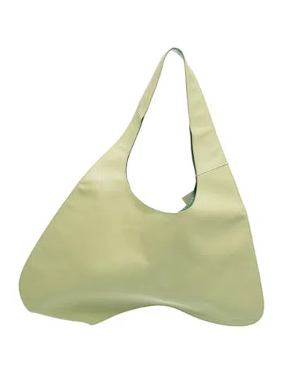 Pre-owned Baobab Leather Shoulder Bag In Green