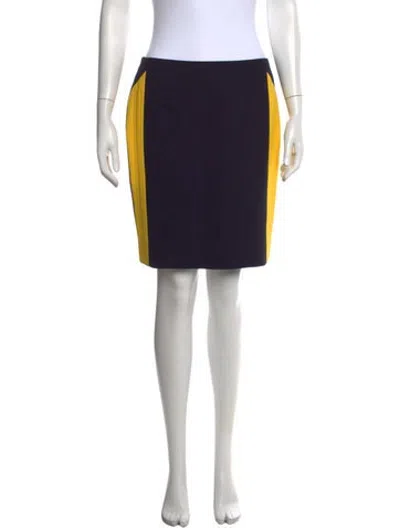 Pre-owned Barbara Bui Mini Skirt In Blue