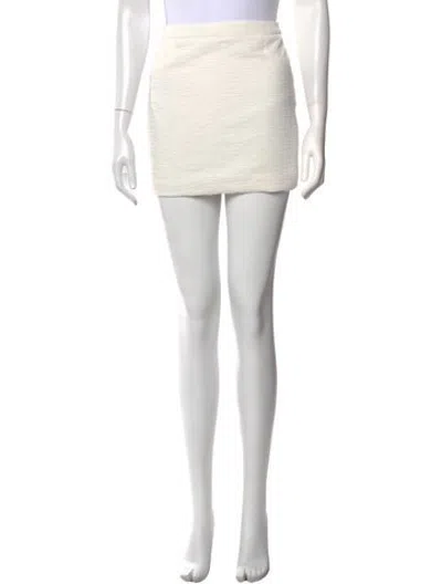 Pre-owned Barbara Bui Mini Skirt In Neutrals