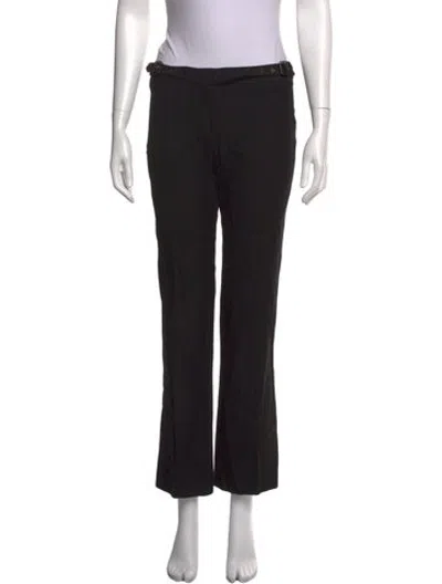 Pre-owned Barbara Bui Straight Leg Pants In Black