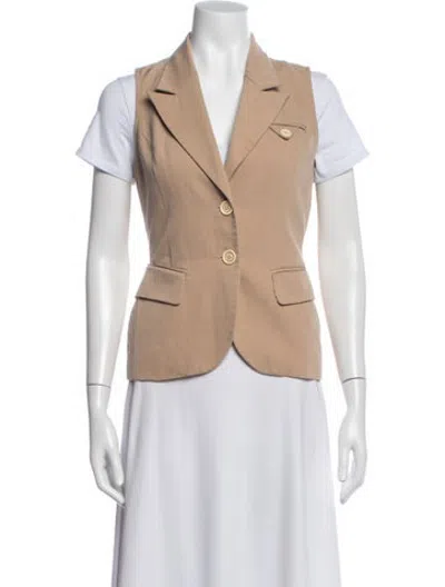 Pre-owned Barbara Bui Wool Vest In Neutrals
