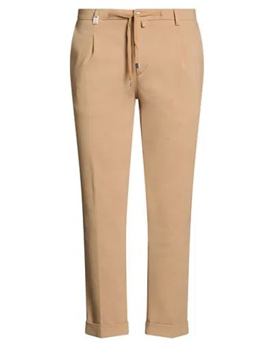 Barbati Man Pants Sand Size 38 Cotton, Polyamide, Elastane In Brown