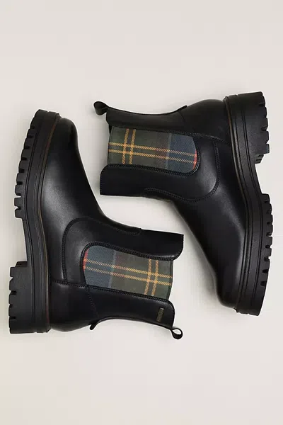 Barbour Amberley Chelsea Rain Boots In Black