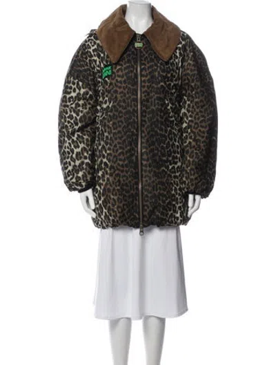 Pre-owned Barbour Animal Print Jacket In Multicolor