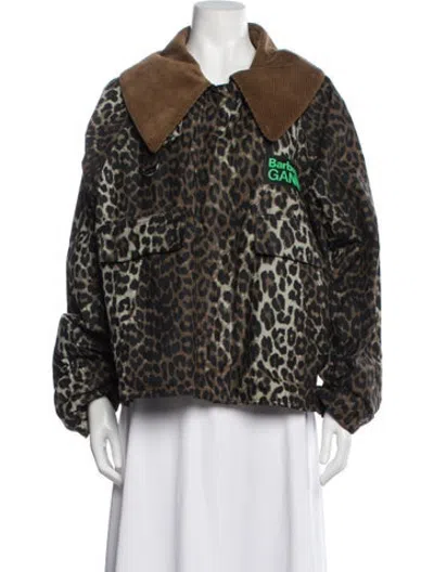 Pre-owned Barbour Animal Print Jacket In Multicolor