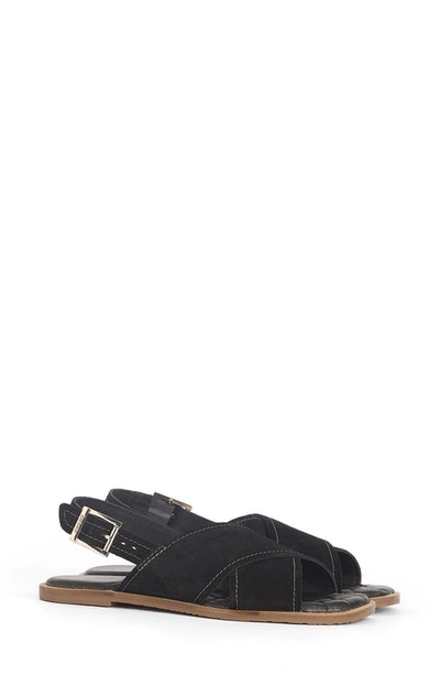 Barbour Annie Slingback Sandal In Black