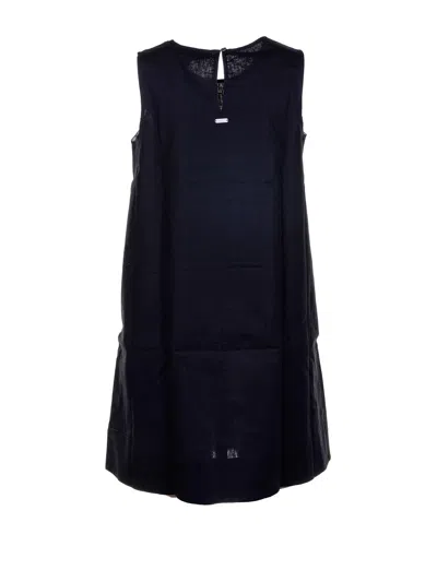 Barbour Black Mini Sleeveless Dress