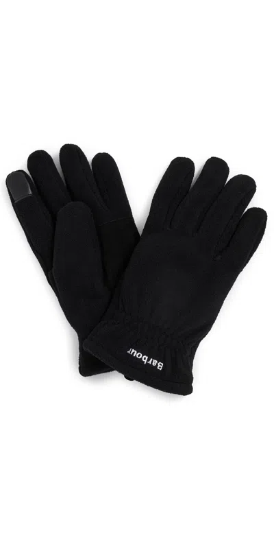 Barbour Coalford Fleece Gloves Black