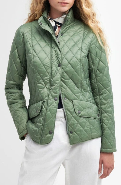 Barbour Flyweight Quilted Jacket In Bayleaf