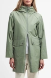 Barbour Heron Waterproof Jacket In Bay Leaf