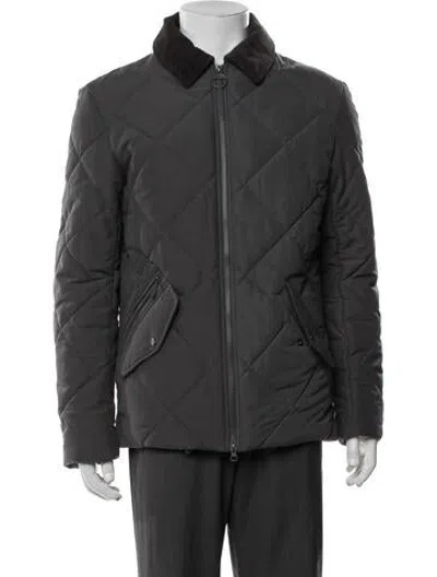 Pre-owned Barbour Jacket In Grey