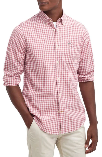 Barbour Kanehill Tailored Fit Button-down Shirt In Pink