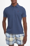 Barbour Lightweight Sports Piqué Polo In Federal Blue