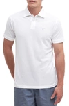 Barbour Lightweight Sports Piqué Polo In White