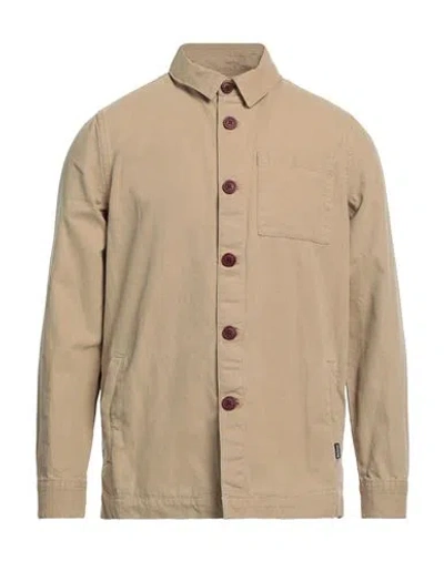 Barbour Man Shirt Sand Size S Cotton In Beige