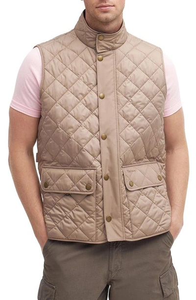 Barbour New Lowerdale Quilted Vest In Timberwolf
