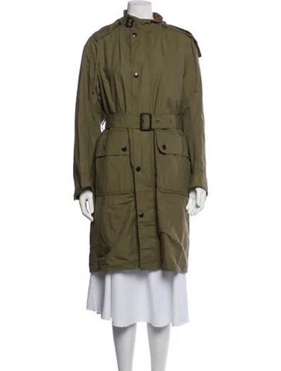 Pre-owned Barbour Parka In Green