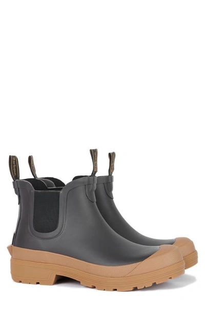 Barbour Strom Chelsea Rain Boot In Brown