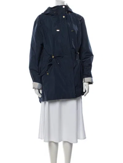 Pre-owned Barbour Utility Jacket In Blue