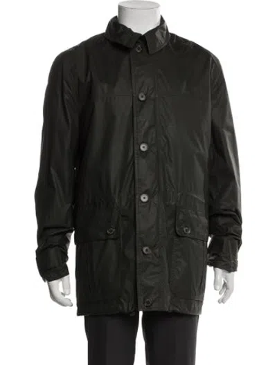 Pre-owned Barbour Utility Jacket In Green