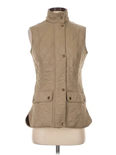 Pre-owned Barbour Vest In Tan