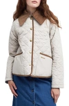 Barbour Women's Gosford Quilted Corduroy-trim Jacket In French Oak