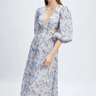 Bardot Allston Midi Dress In Blue