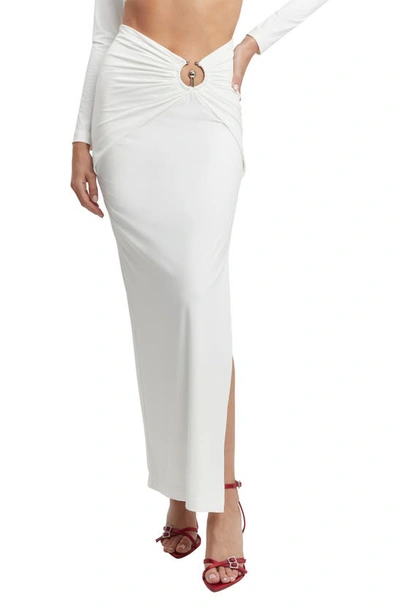 Bardot Neve Cuotut Maxi Skirt In White