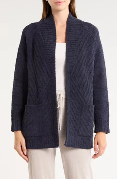 Barefoot Dreams ® Cozychic™ Directional Ribbed Cardigan In Blue