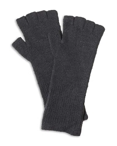 Barefoot Dreams Cozychic Lite Fingerless Gloves In Gray