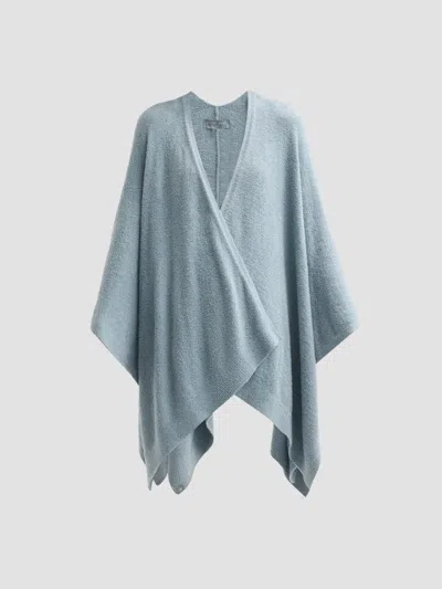 Barefoot Dreams Women's Cozychic Lite Heathered Knit Cardigan In Blue Aura