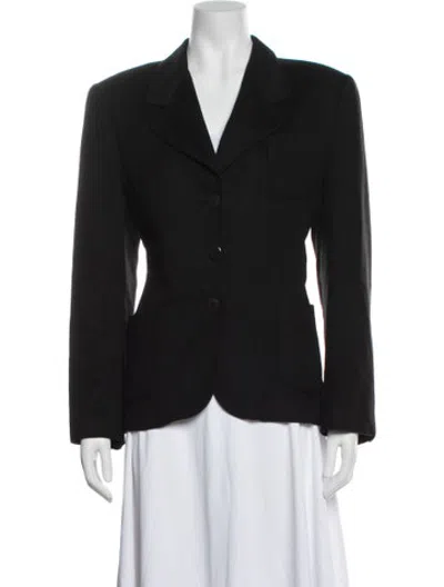 Pre-owned Barneys New York Wool Blazer In Blue