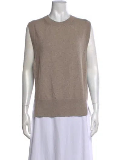 Pre-owned Barrie Cashmere Crew Neck Sweater In Neutrals