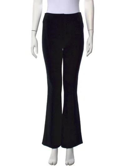 Pre-owned Barrie Cashmere Flared Pants W/ Tags In Black