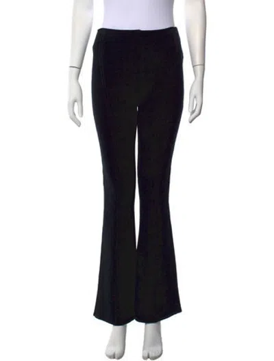 Pre-owned Barrie Cashmere Flared Pants W/ Tags In Black