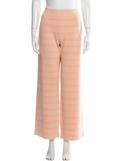 Pre-owned Barrie Cashmere Wide Leg Pants In Orange