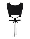 Barrow Woman Top Black Size L Viscose, Polyester, Polyamide
