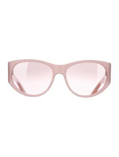 Pre-owned Barton Perreira Oversize Gradient Sunglasses In Pink